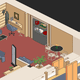 Illustration for article titled Explore the USS iEnterprise/i one block at a time in iPixelTrek/i